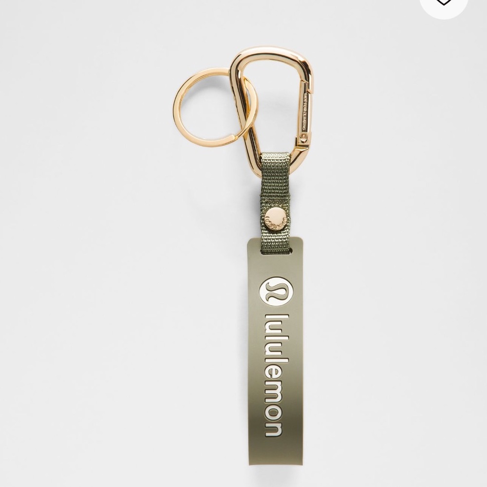 lululemon athletica Olive Key Holder with Gold Accents